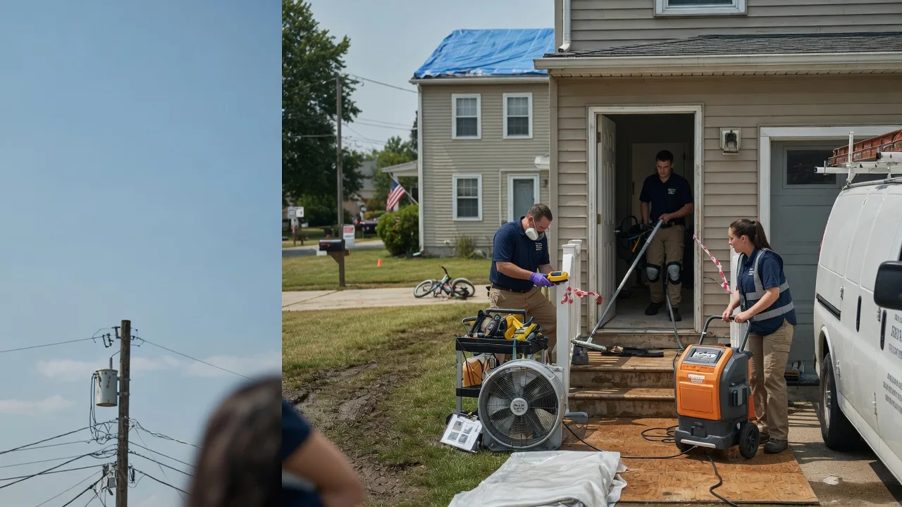 Water Damage Repair in Hingham, WI near me